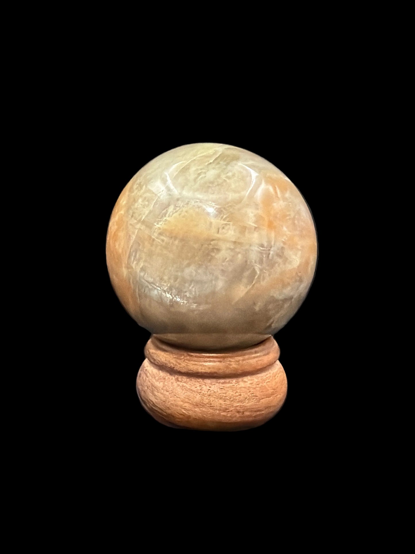 Salmon Moonstone Sphere