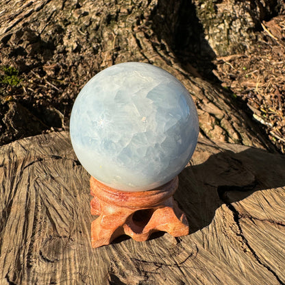 Blue Calcite Sphere