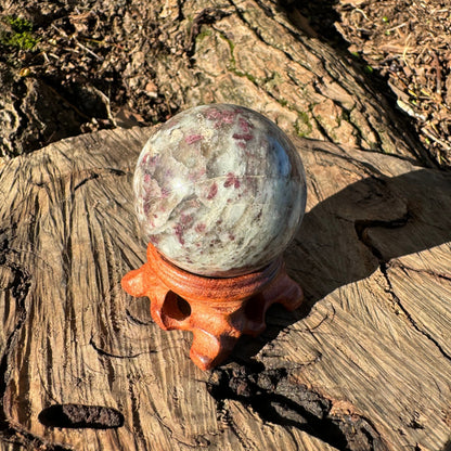 Pink Tourmaline Rubellite Sphere