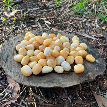 Tumbles - Orange Calcite