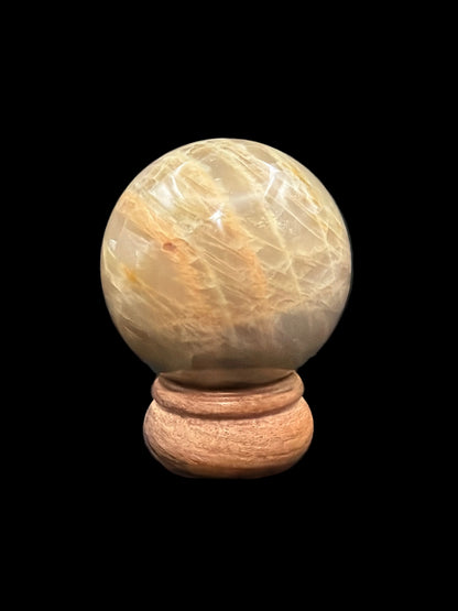 Salmon Moonstone Sphere