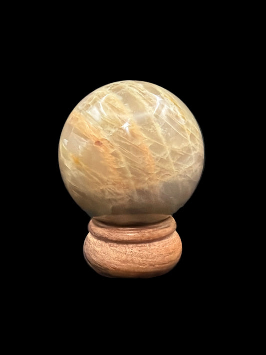 Salmon Moonstone Sphere