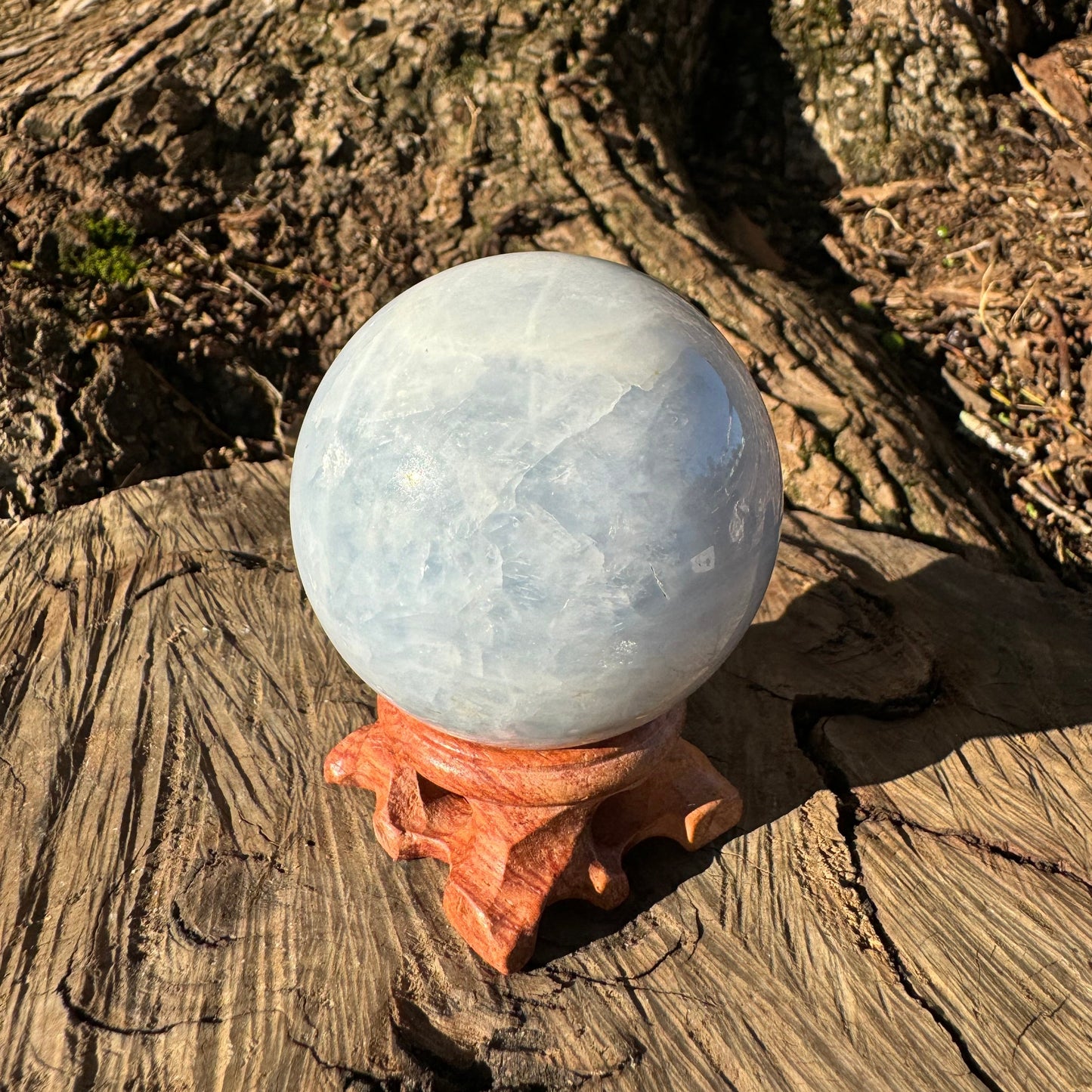 Blue Calcite Sphere