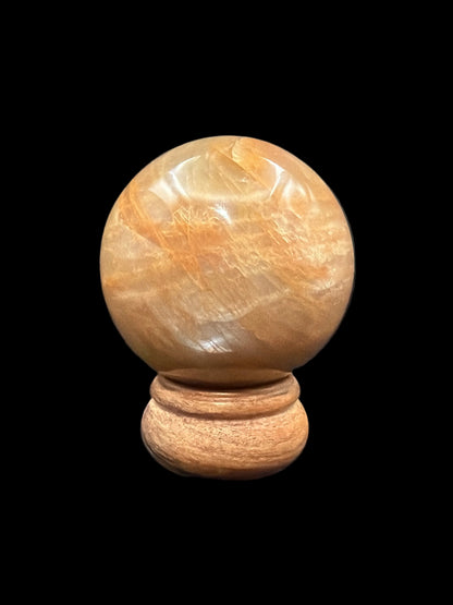 Salmon Moonstone Sphere