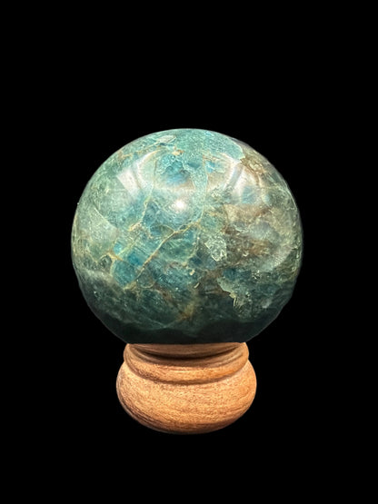 Blue Apatite Sphere