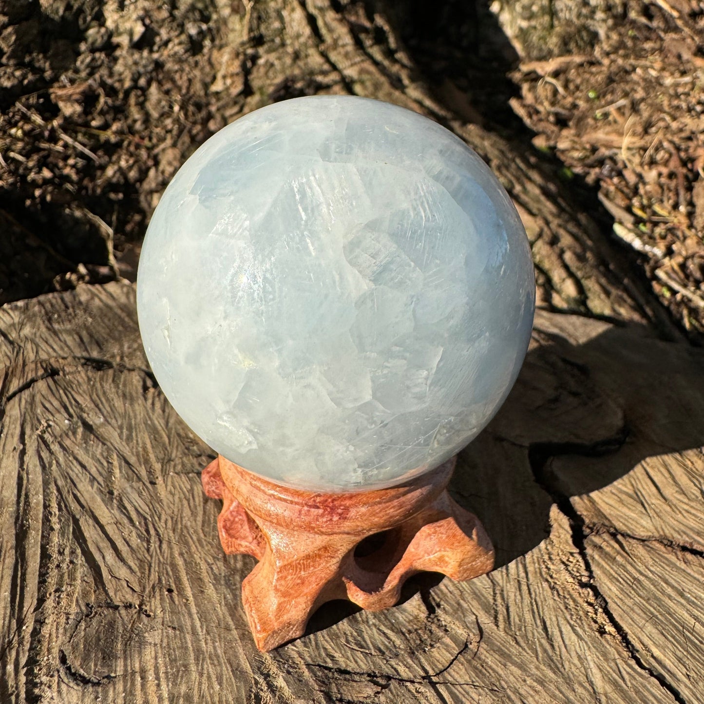 Blue Calcite Sphere