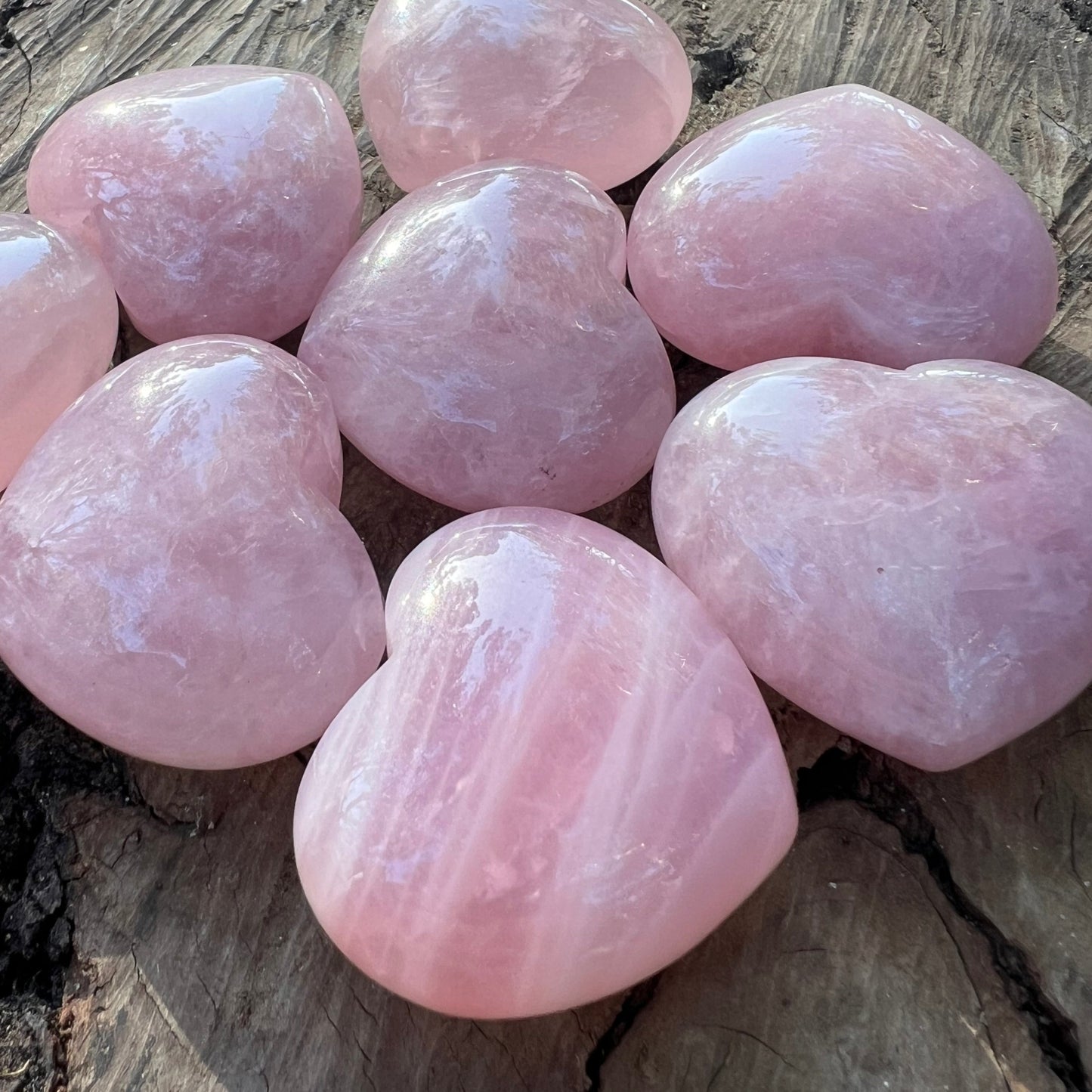 Rose Quartz Hearts