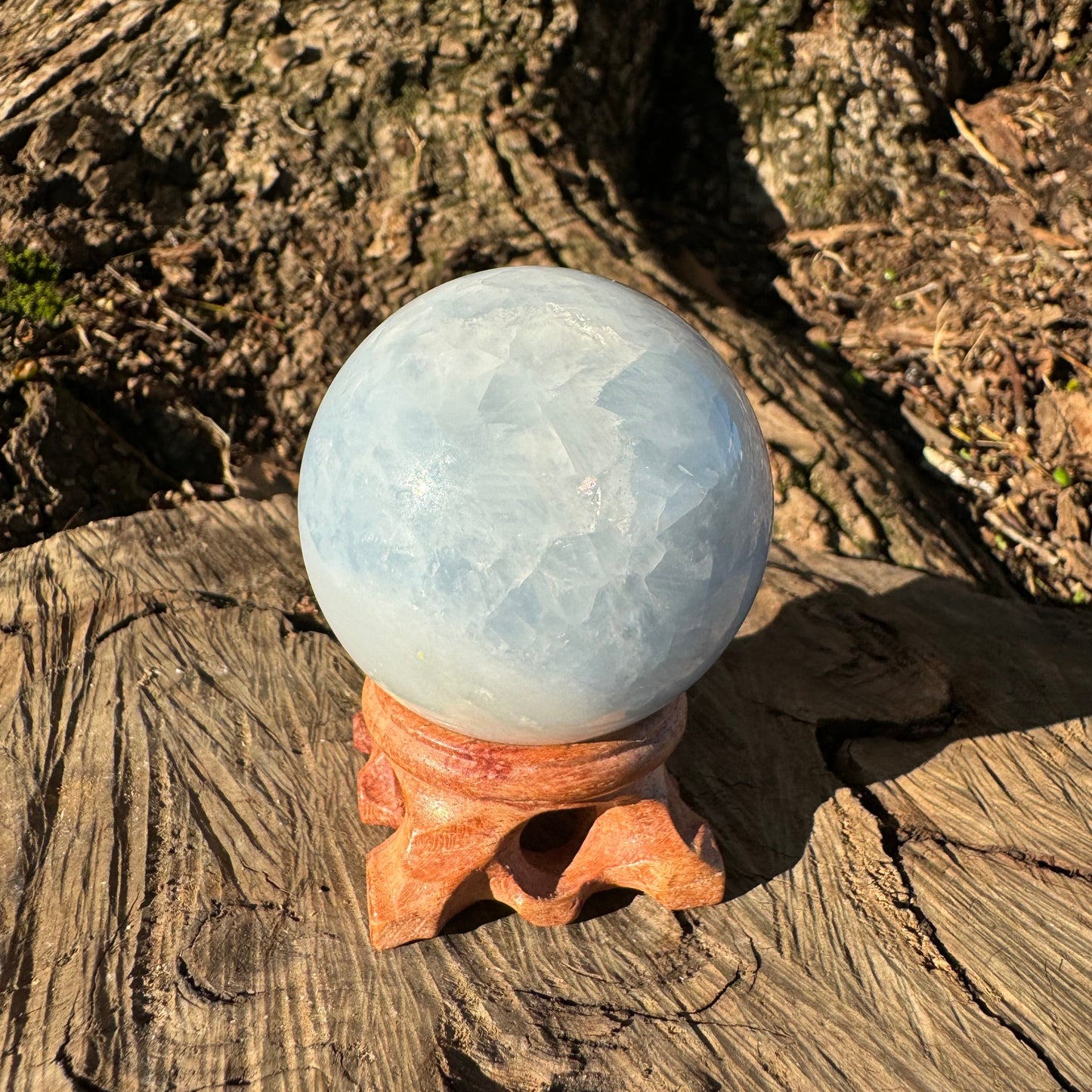 Blue Calcite Sphere