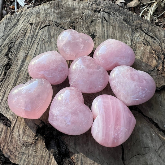 Rose Quartz Hearts