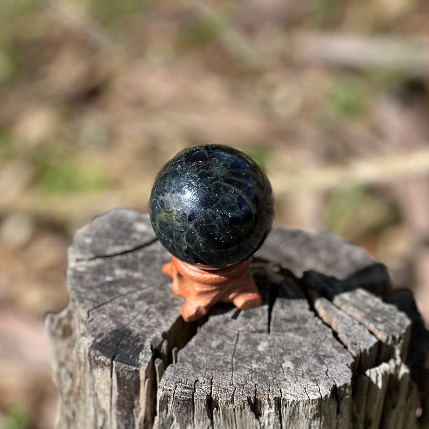 Iolite Water Sapphire Sphere