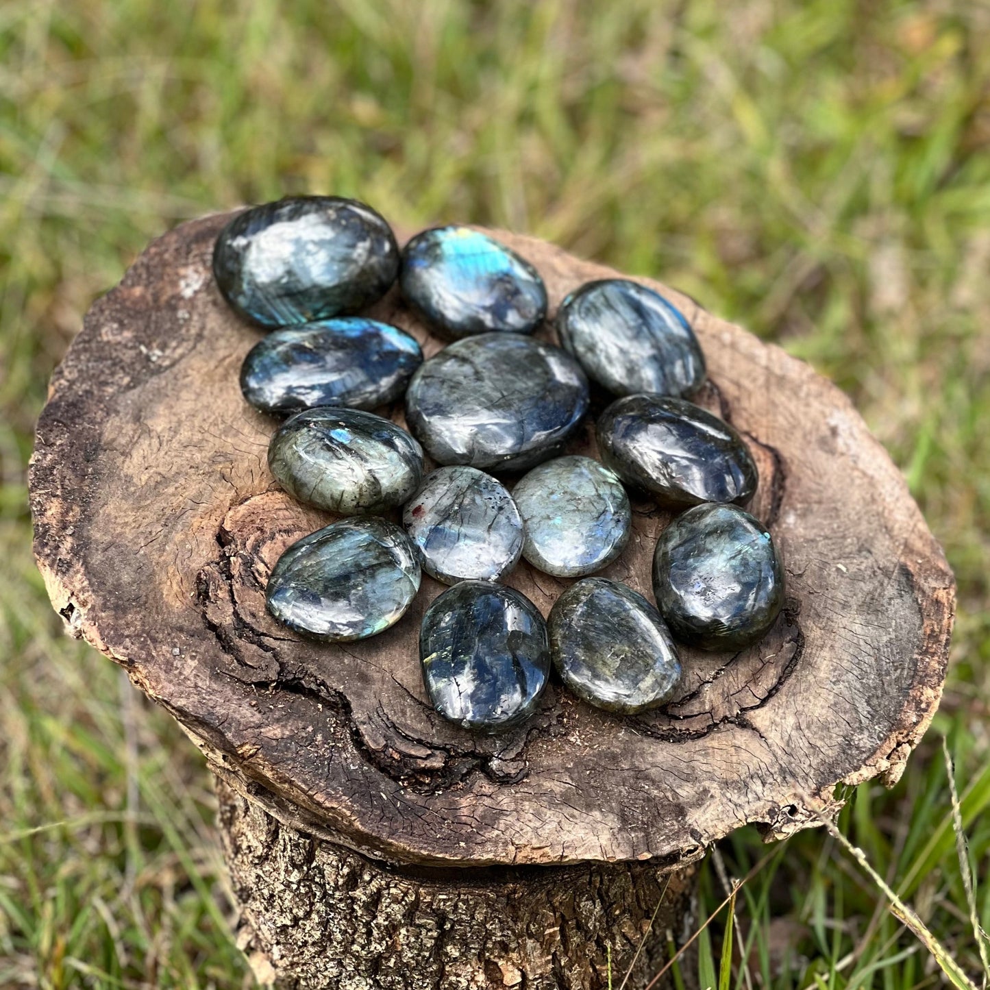 Labradorite Palm Stones