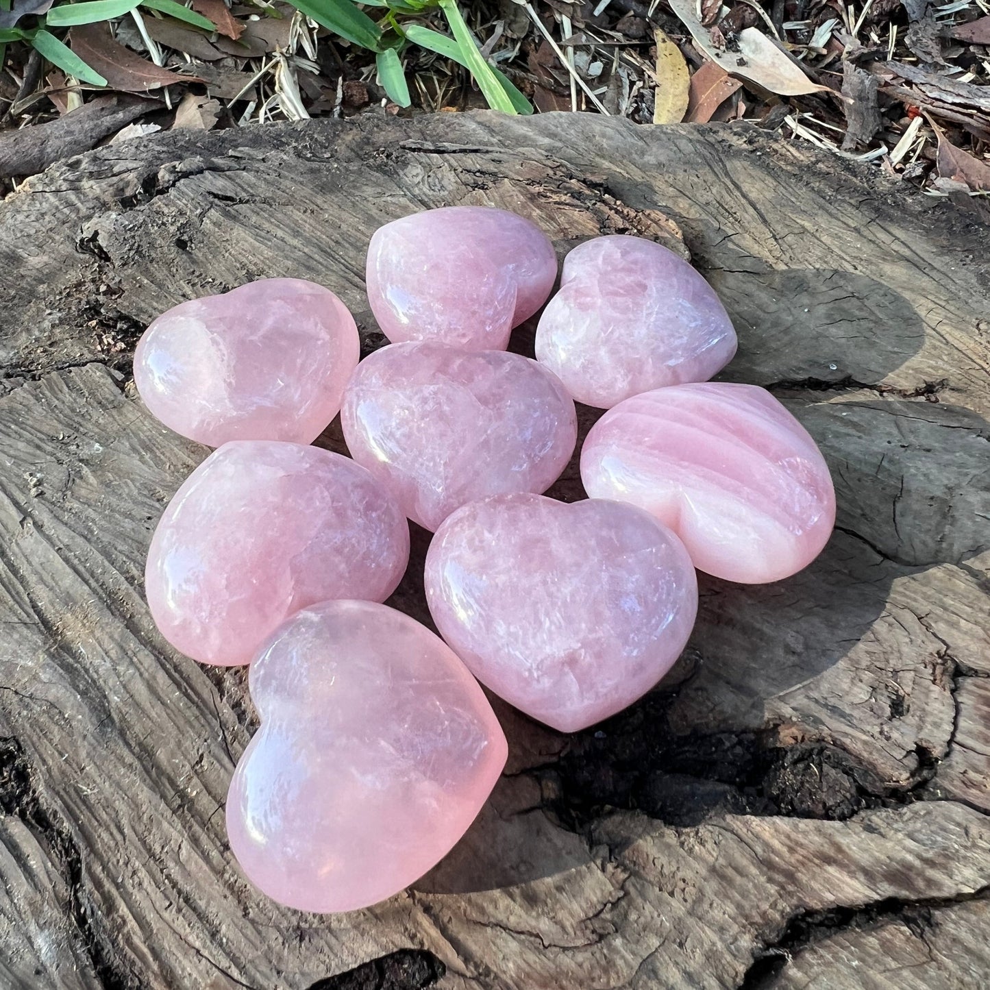 Rose Quartz Hearts