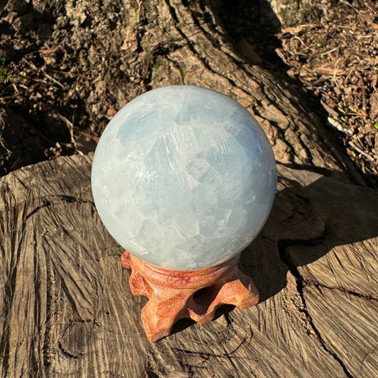 Blue Calcite Sphere