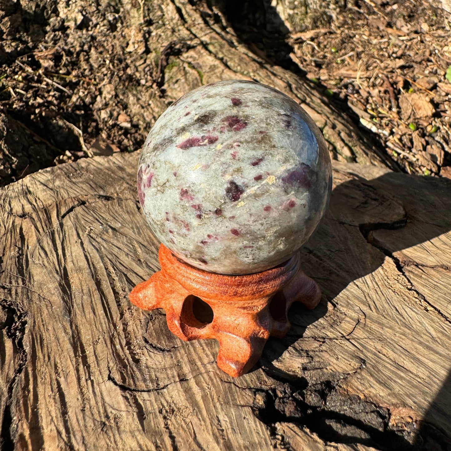 Pink Tourmaline Rubellite Spheres