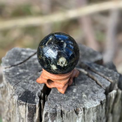 Iolite Water Sapphire Sphere