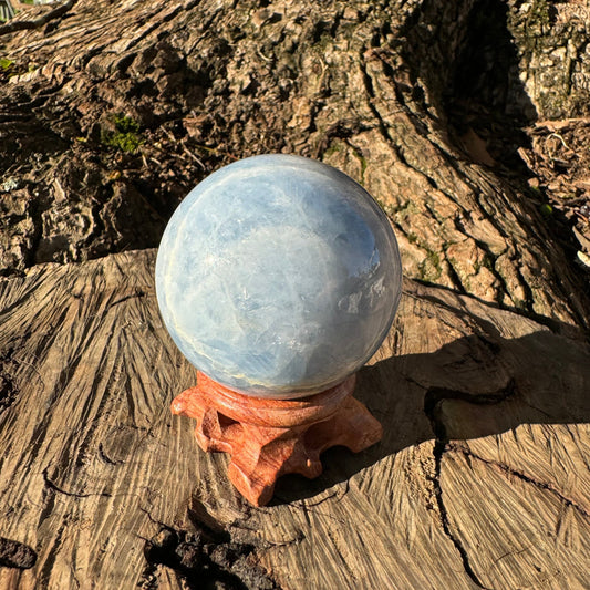 Blue Calcite Sphere