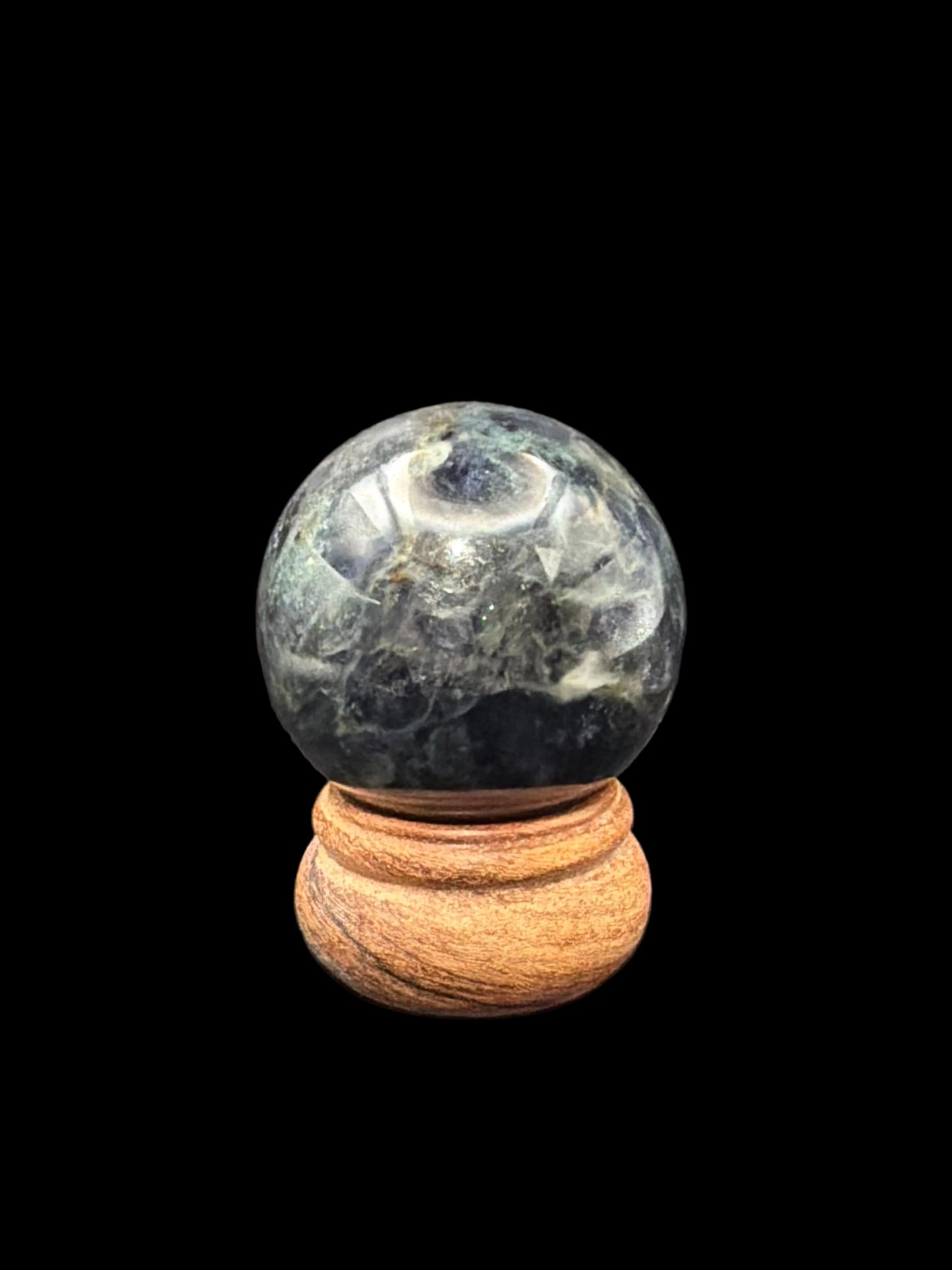 Iolite Water Sapphire Sphere
