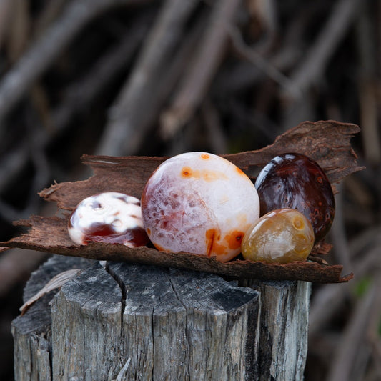 Carnelian Palm Stones