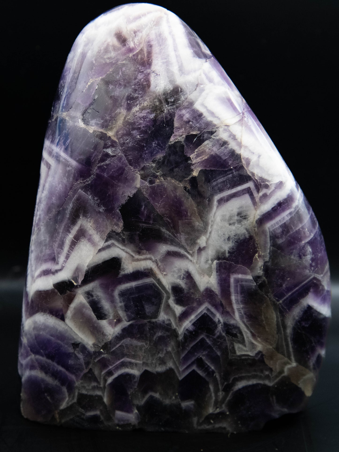 Chevron Amethyst Free Form