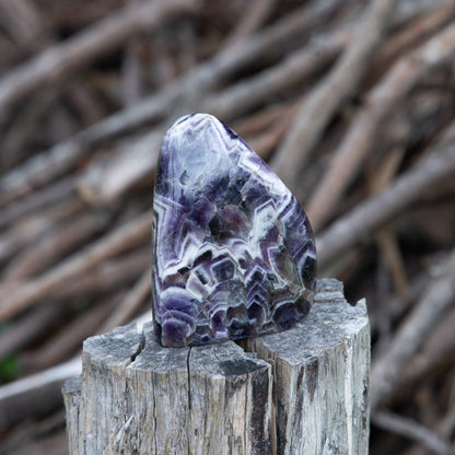 Chevron Amethyst Free Form