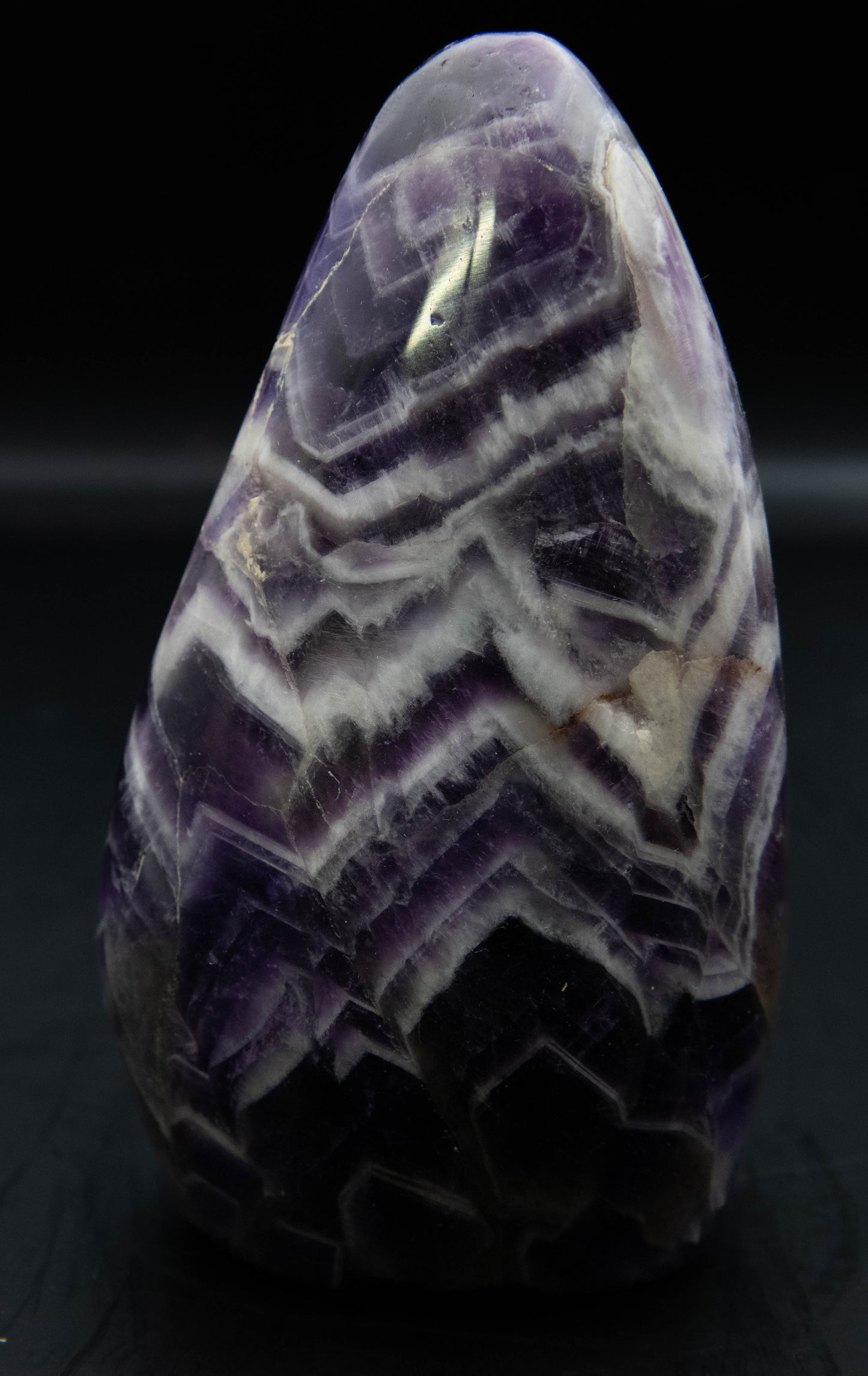 Chevron Amethyst Free Form