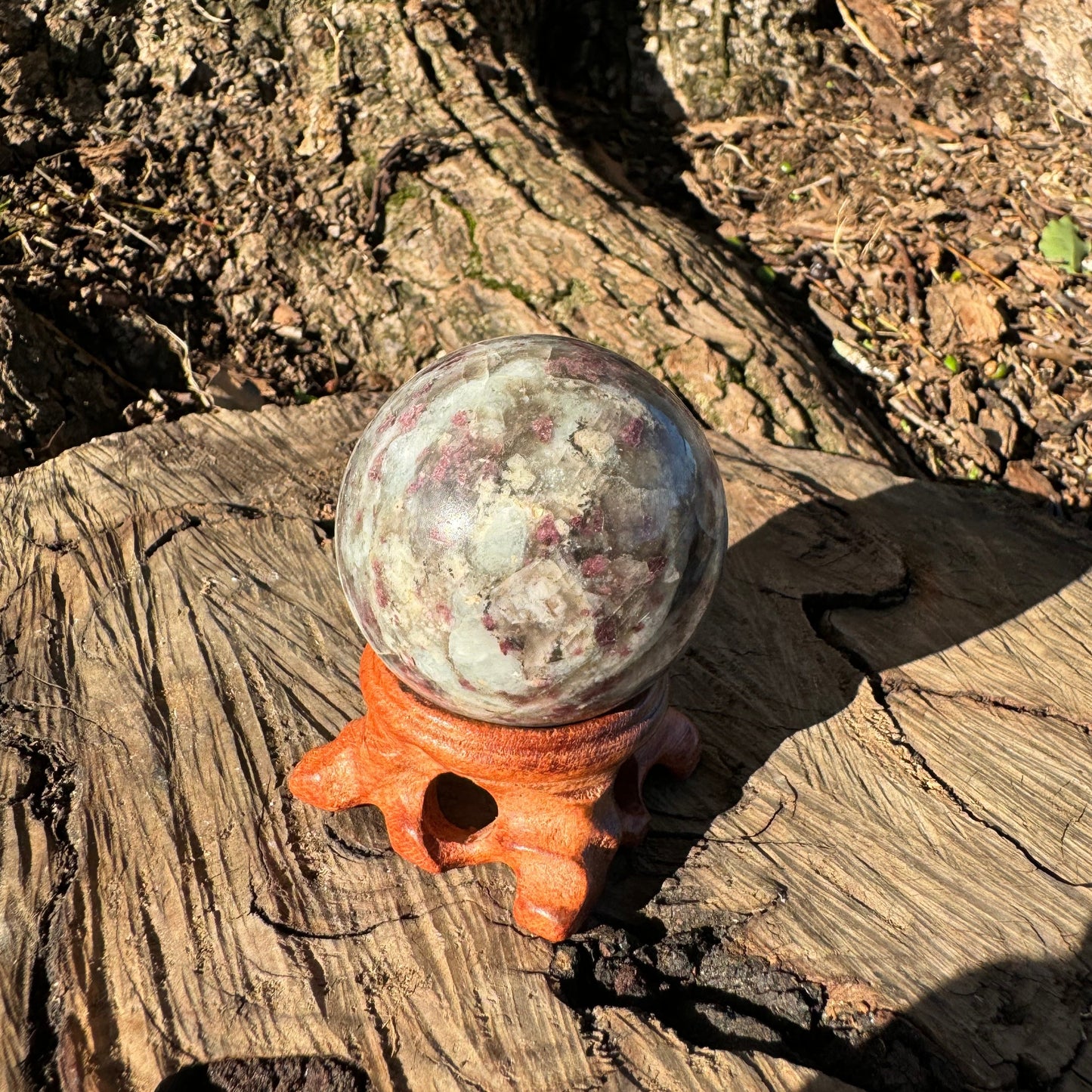 Pink Tourmaline Rubellite Sphere