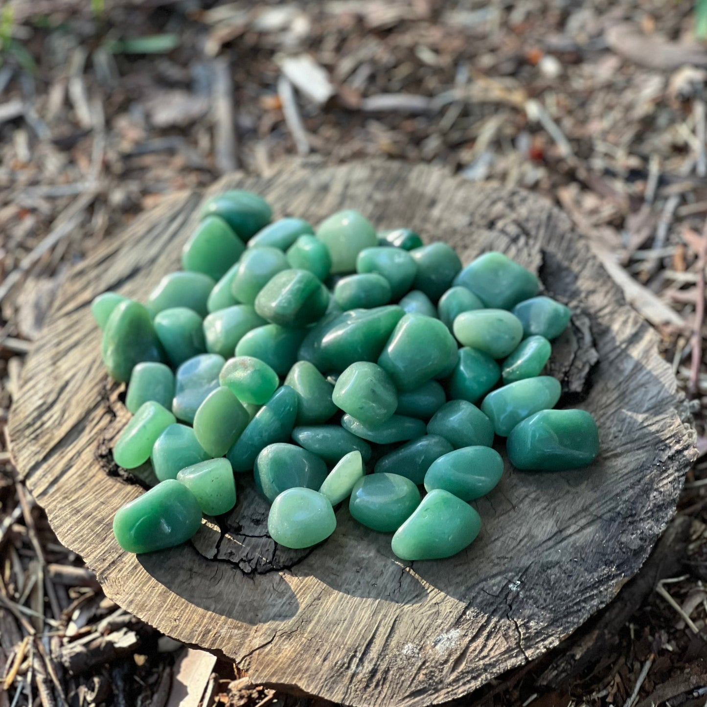 Tumbles - Green Aventurine