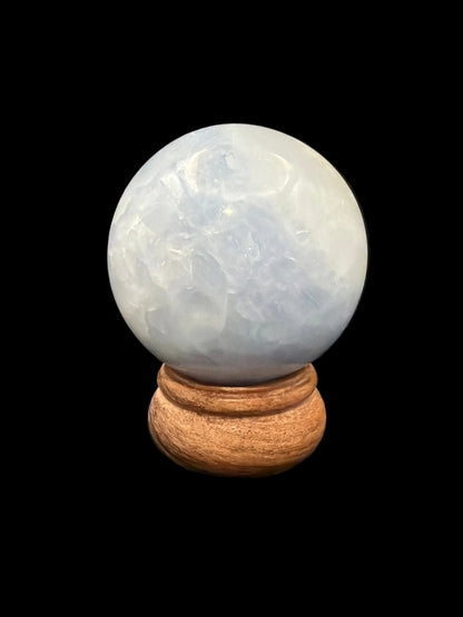 Blue Calcite Sphere