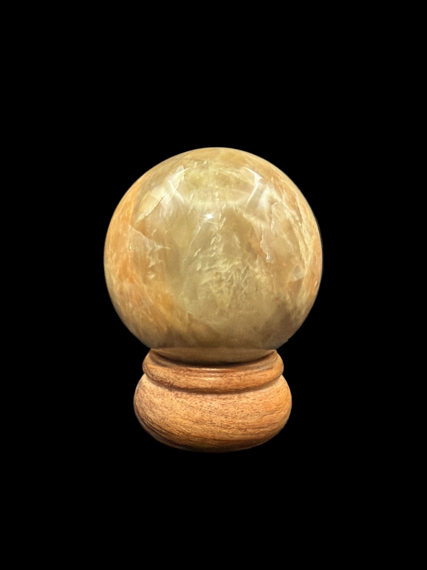 Salmon Moonstone Sphere
