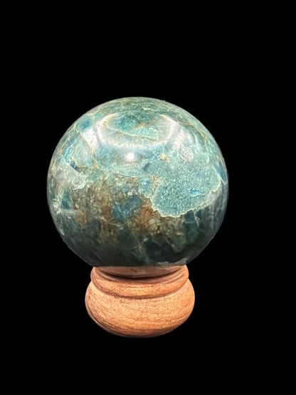 Blue Apatite Sphere