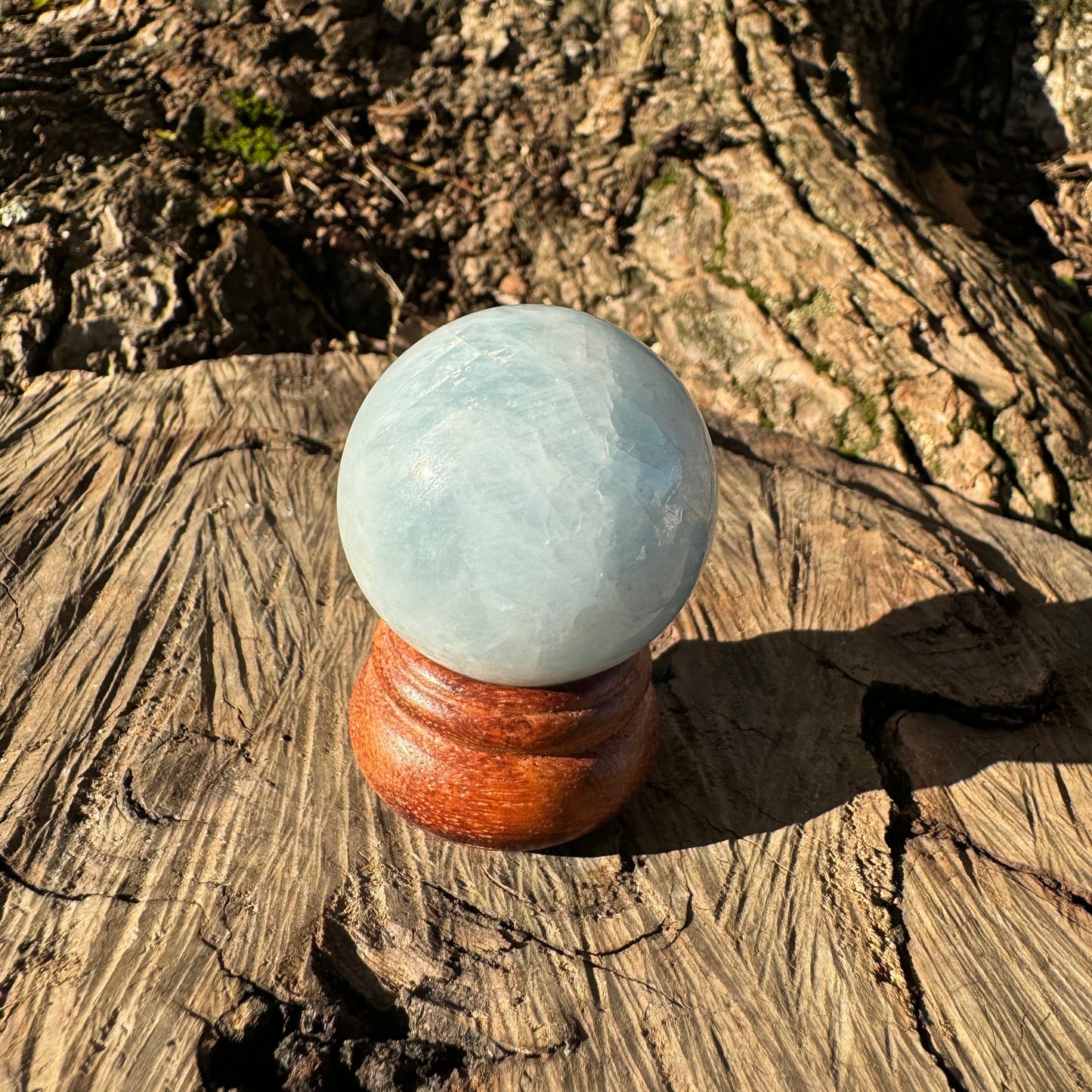 Blue Calcite Sphere