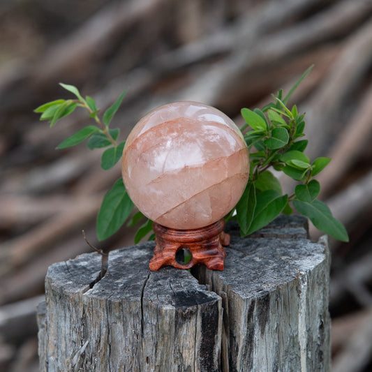 Fire Quartz Sphere