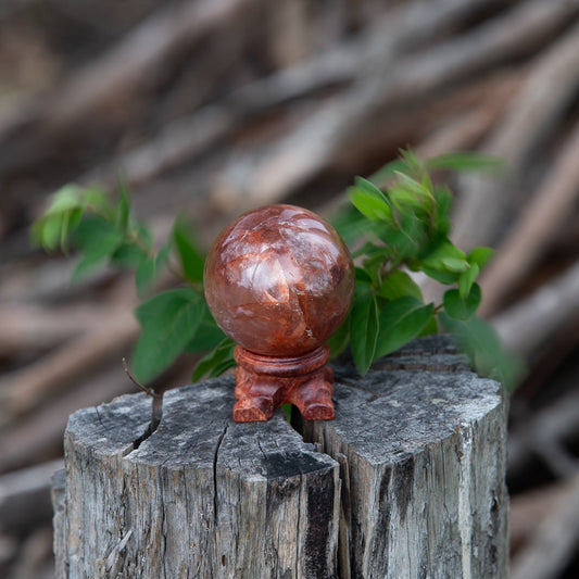 Fire Quartz Sphere