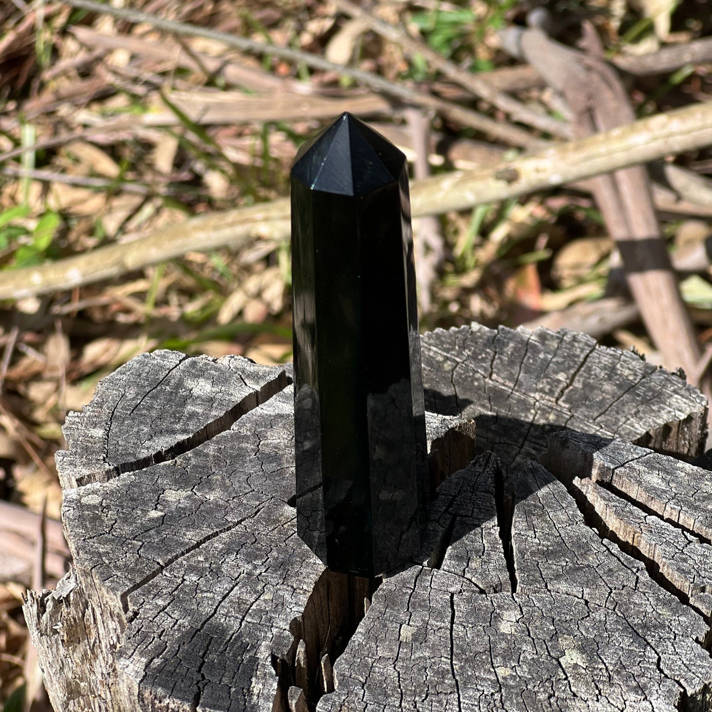 Black Obsidian Point