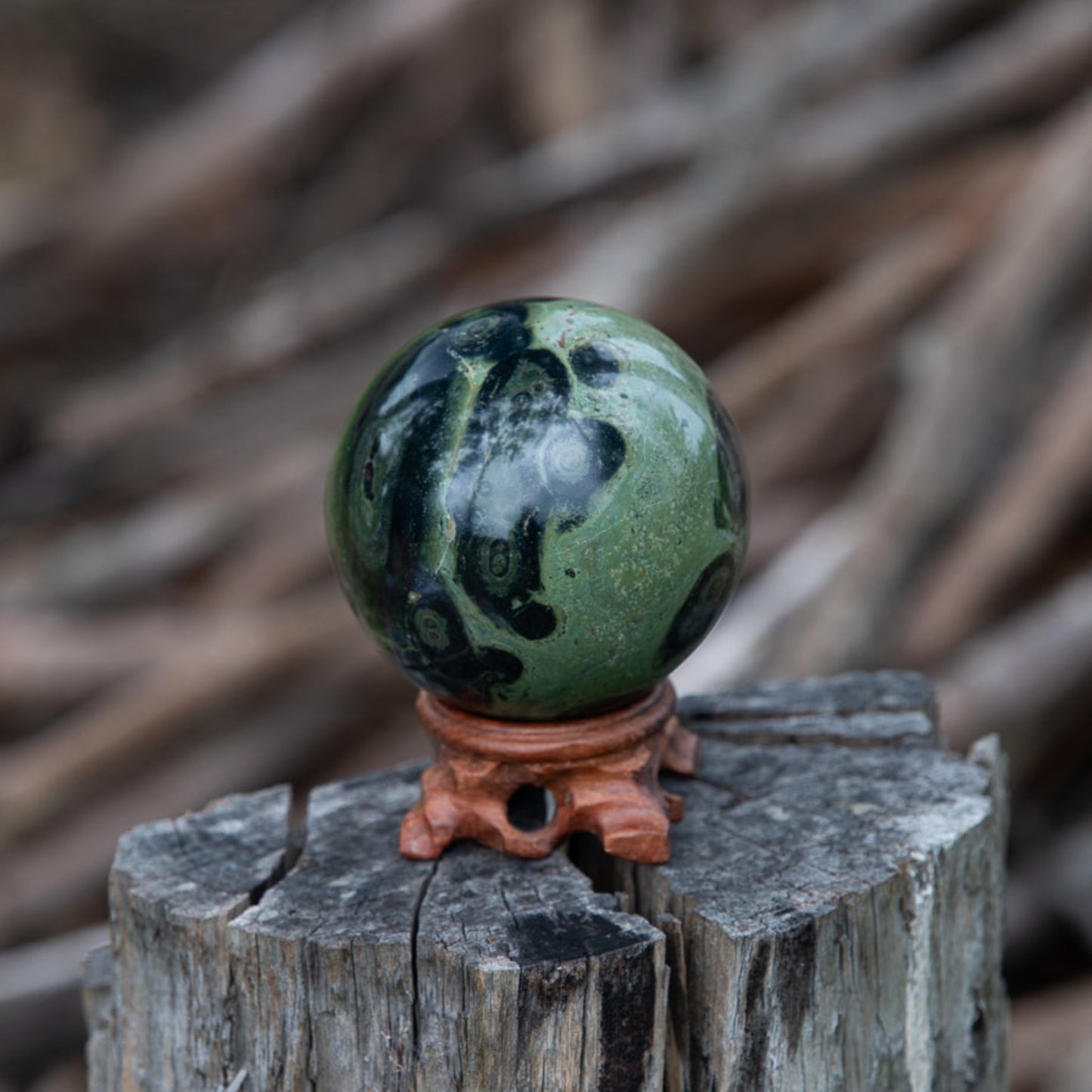 Kambaba Jasper Sphere