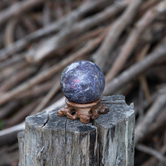 Lepidolite Sphere