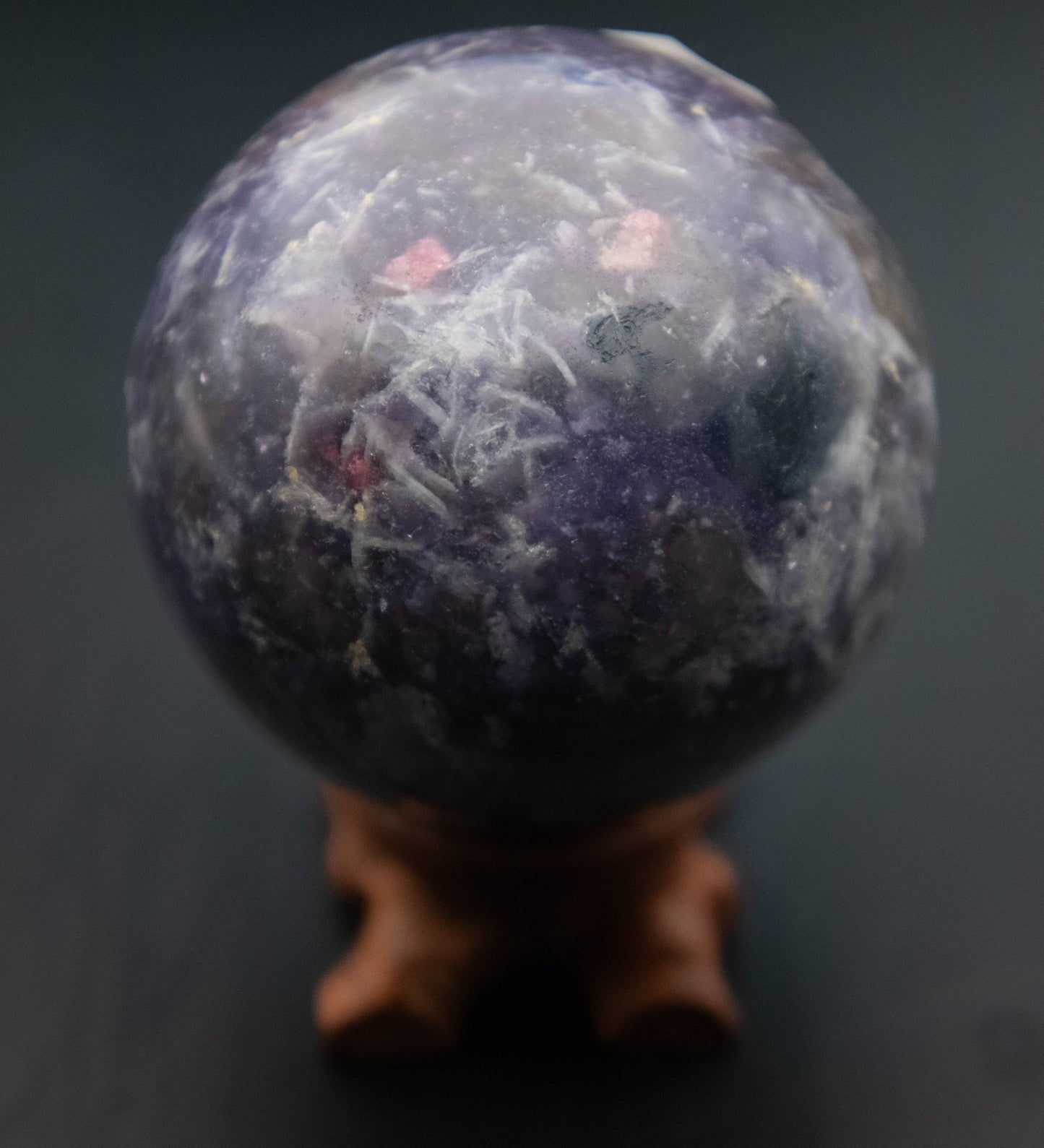 Lepidolite Sphere