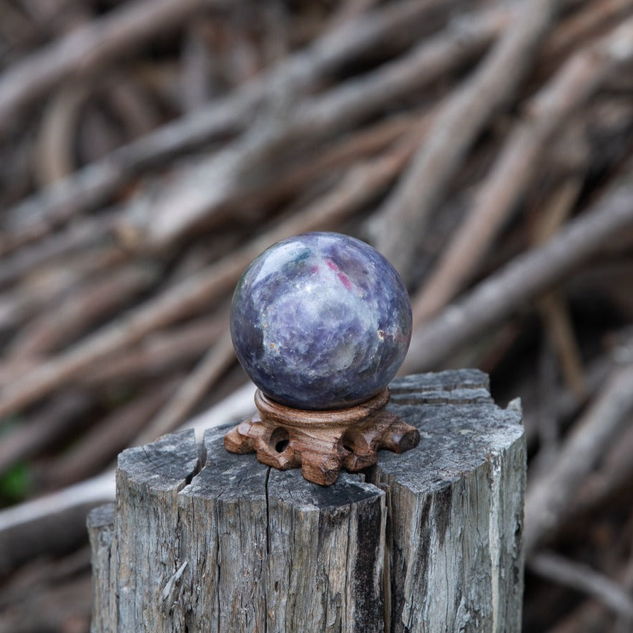 Lepidolite Sphere