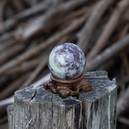 Lepidolite Sphere