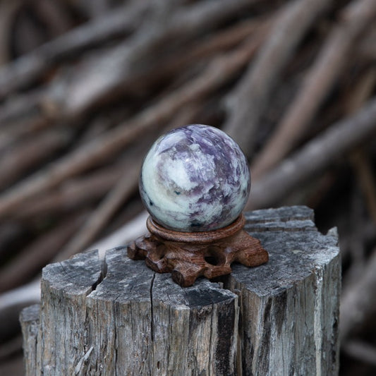 Lepidolite Sphere