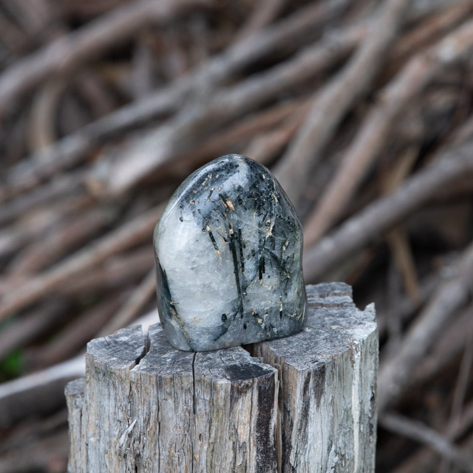 Tourmalinated Quartz Free Form