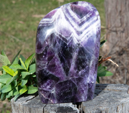 Chevron Amethyst Free Form